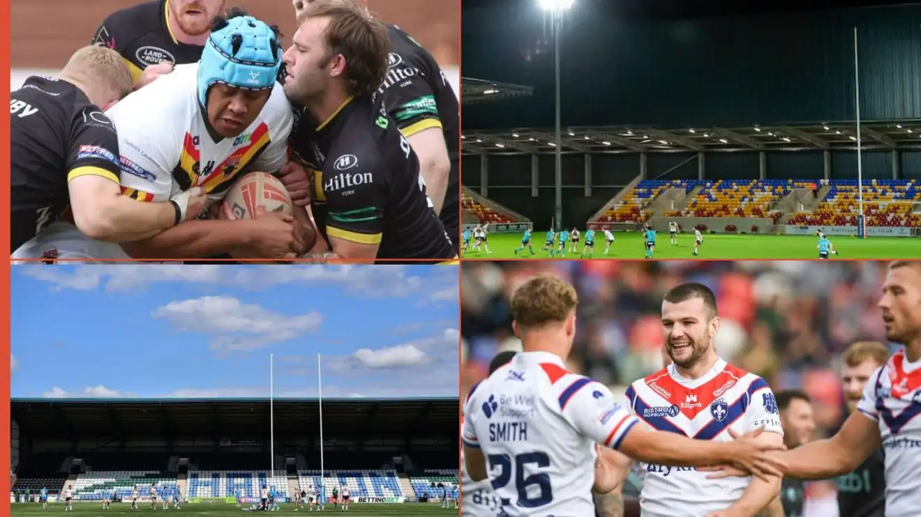 Bradford Bulls, York Knights, Wakefield Trinity and Widnes Vikings