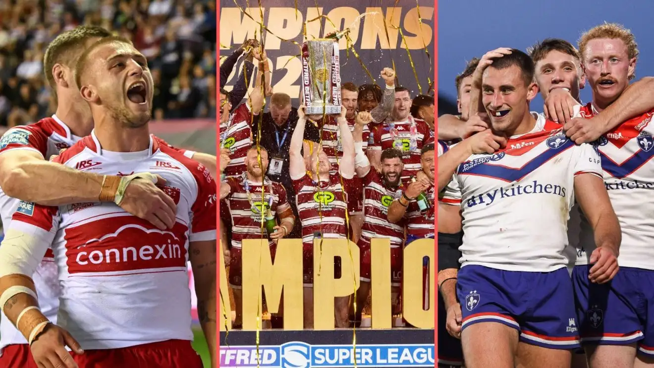 Hull KR, Wigan Warriors, Wakefield Trinity