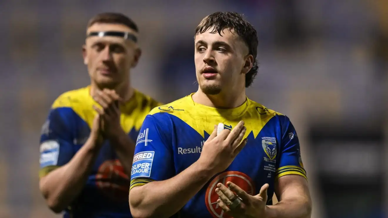 Max Wood Warrington Wolves Alamy