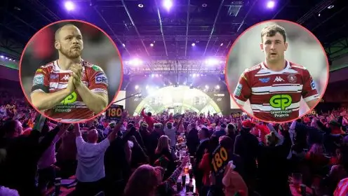 Wigan Warriors stars make World Darts Championship appearance as Las Vegas promotion continues