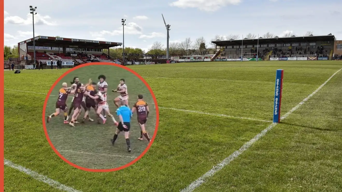 Batley Bradford brawl