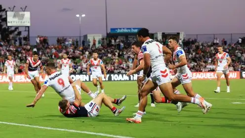 NRL launch investigation into meat pie incident as club issue public apology