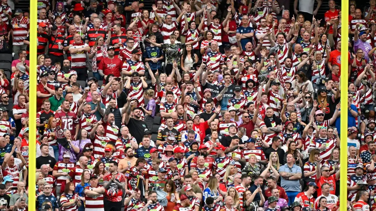 Wigan Warriors fans - Las Vegas 2025