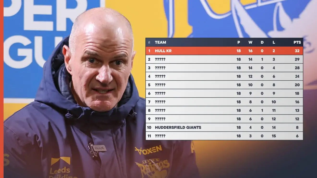 Super League Table Brad Arthur