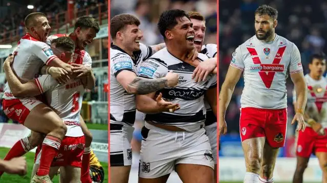 Hull KR, Hull FC, St Helens