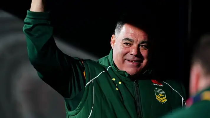 Mal Meninga pictured during his time as Kangaroos head coach
