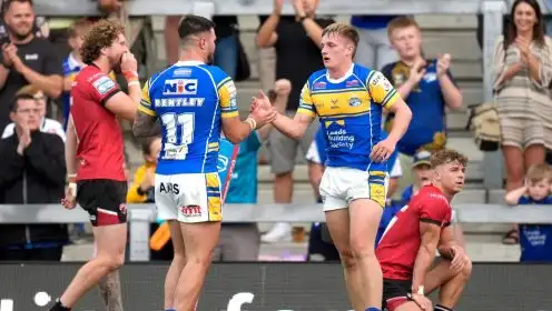 Leeds Rhinos player ratings v Salford: ‘Utterly delicious’ Jake Connor sends timely England reminder while youngster ‘dazzles’ with fine hat-trick in thumping win