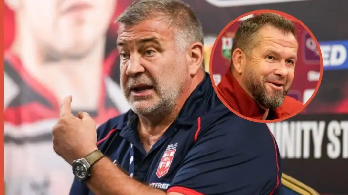 Andy Farrell and Shaun Wane