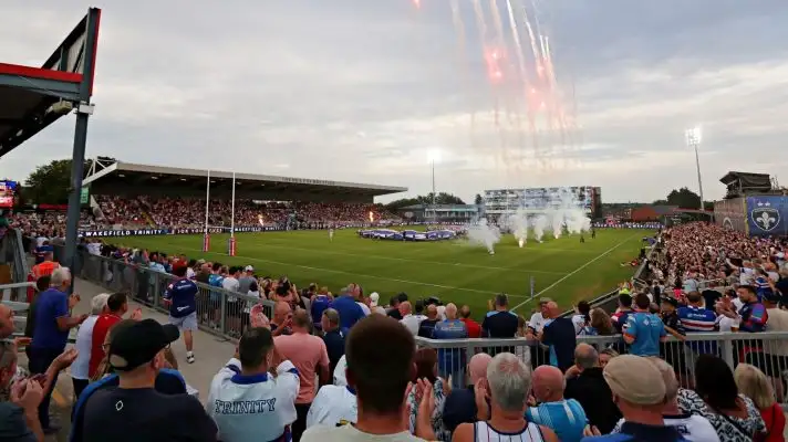 The DIY Kitchens Stadium, home of Wakefield Trinity
