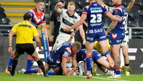 Hull FC v Wakefield Trinity: Five takeaways as Airlie Birds show ‘play-off minerals’ in ‘Sharknado’ game