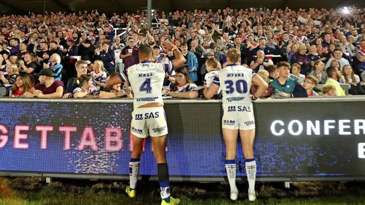 Corey Hall, Jayden Myers, Wakefield Trinity fans