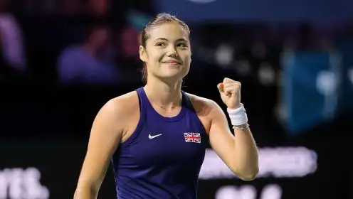 Pictured: Emma Raducanu