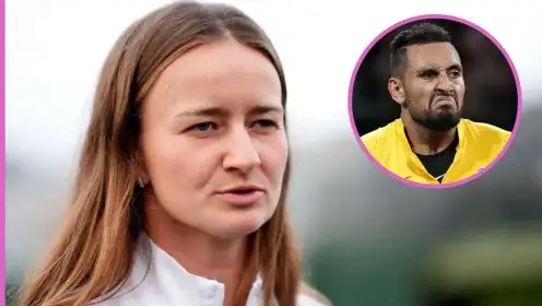 Pictured: Barbora Krejcikova and Nick Kyrgios