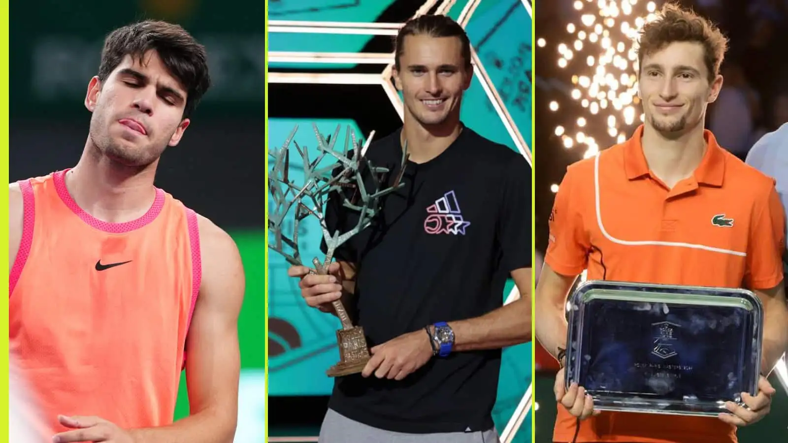 ATP Rankings: Alexander Zverev leapfrogs Carlos Alcaraz, Novak Djokovic -1, Ugo Humbert +4