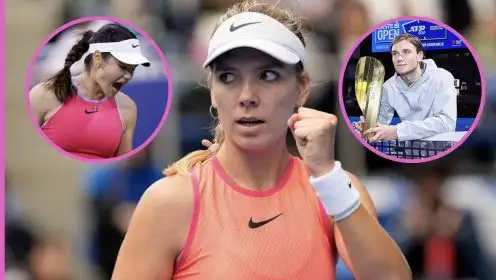 Katie Boulter, Emma Raducanu and Jack Draper