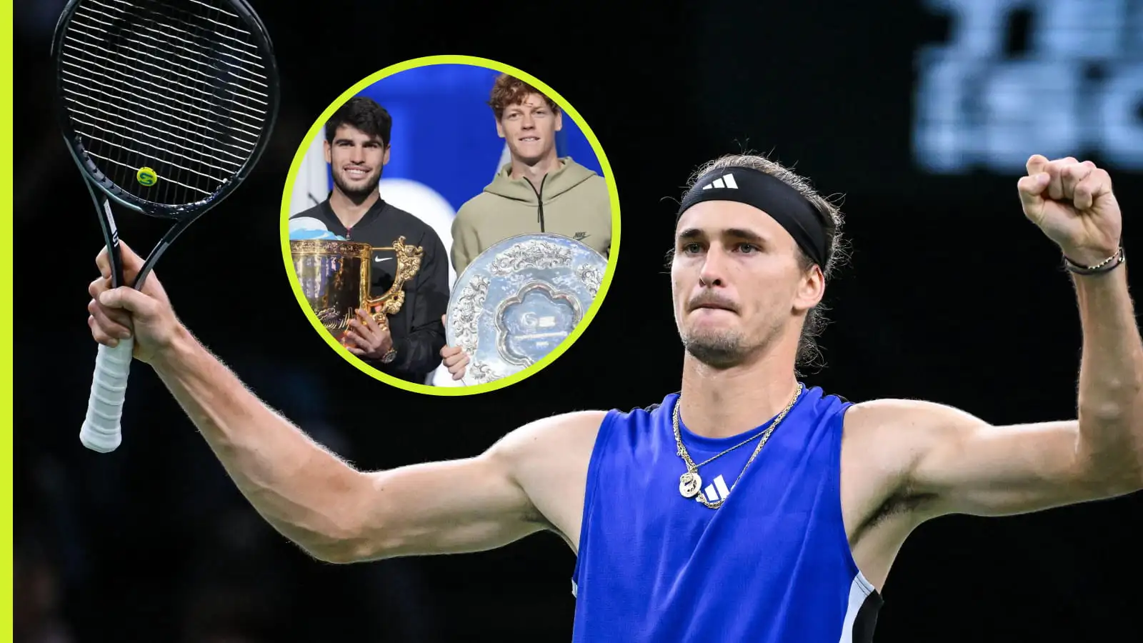 Alexander Zverev sends a message to Carlos Alcaraz and Jannik Sinner after  big rankings leap