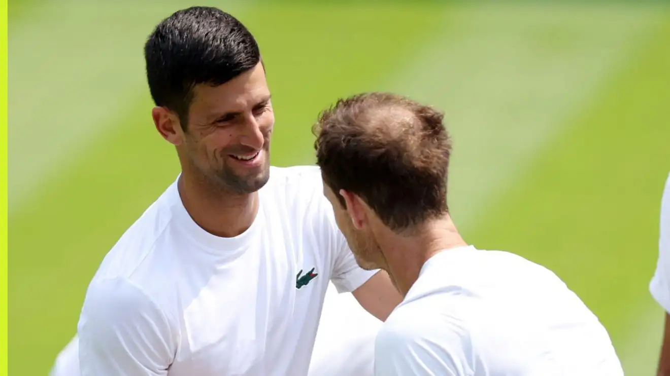 Novak Djokovic and Andy Murray