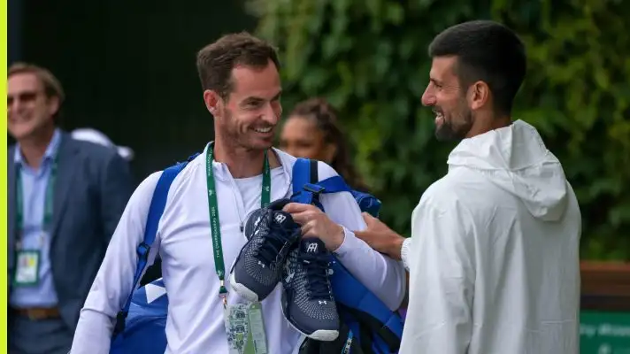 Andy Murray and Novak Djokovic