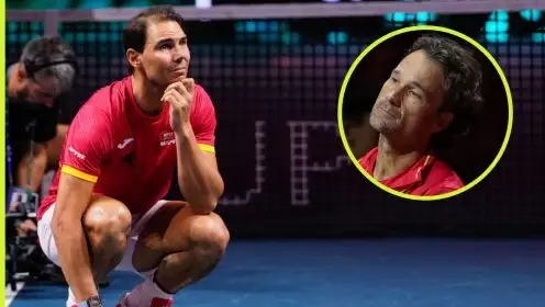 Rafael Nadal and Carlos Moya