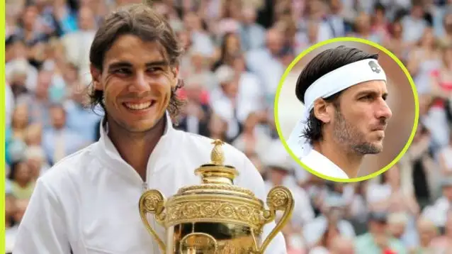 Pictured: Spanish tennis players Rafael Nadal and Feliciano Lopez.
