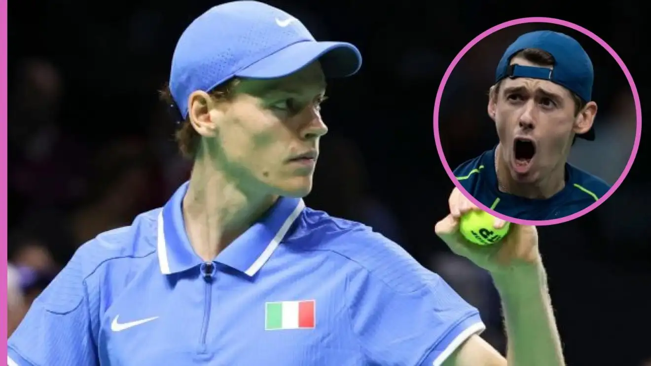 Pictured: Jannik Sinner and Alex de Minaur