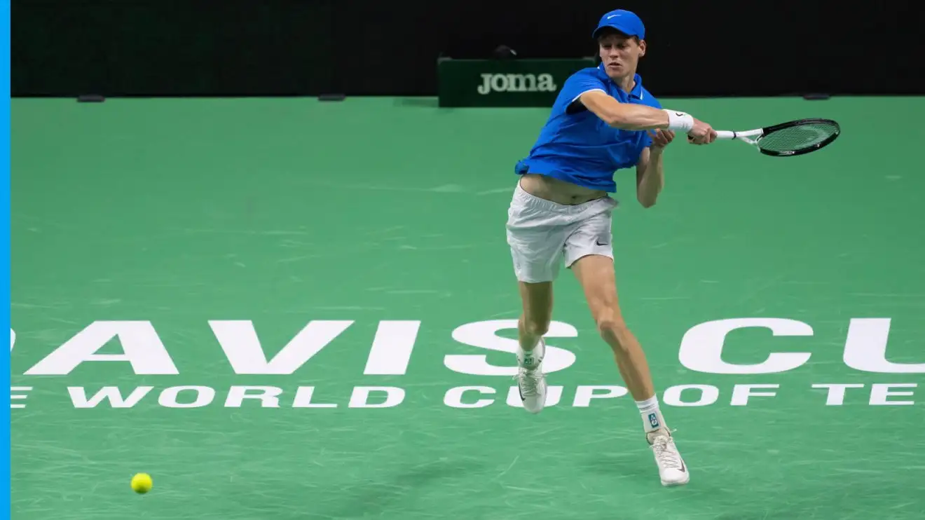 Jannik Sinner at the Davis Cup Finals