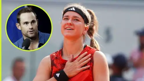 Andy Roddick and Karolina Muchova
