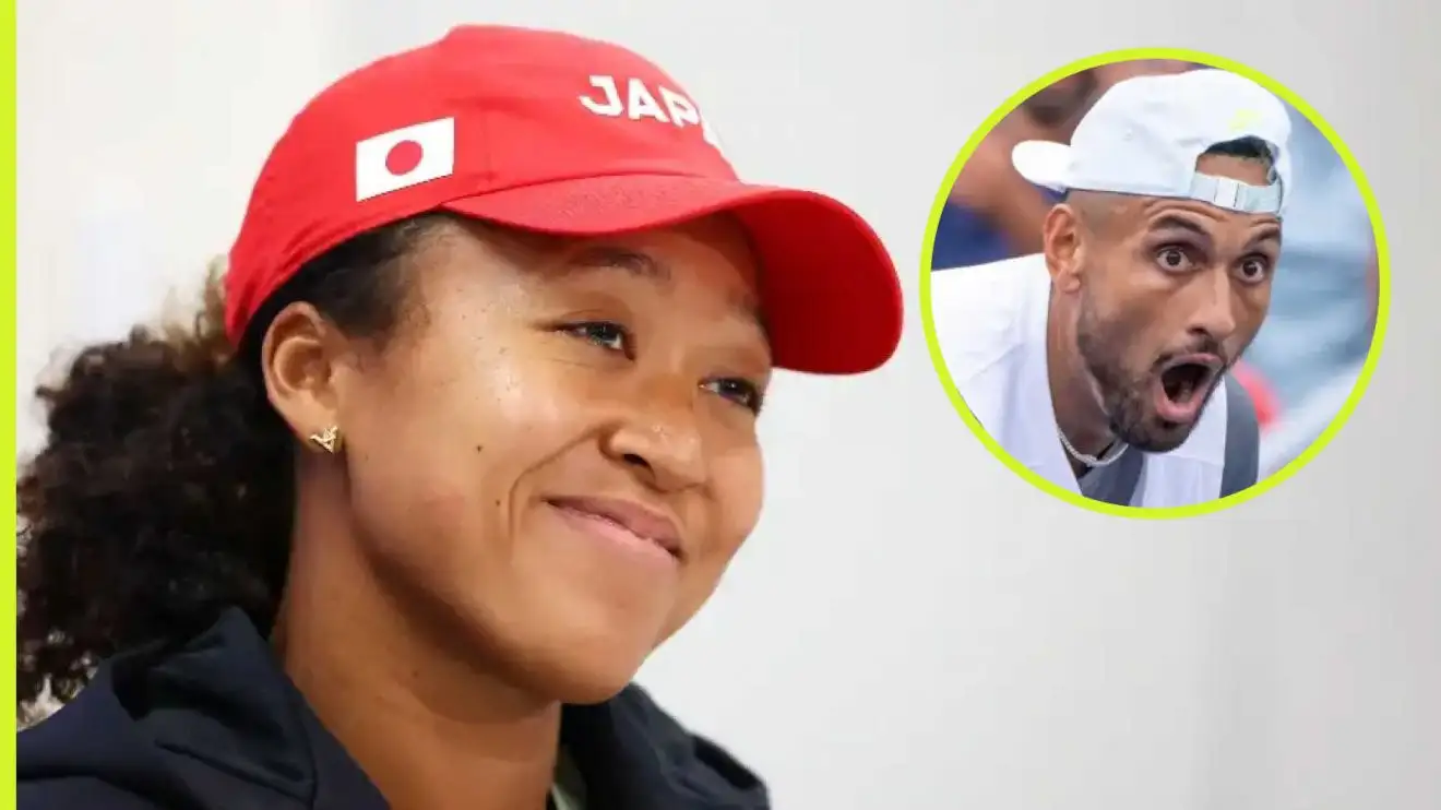 Pictured: Naomi Osaka and Nick Kyrgios