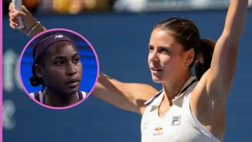 Pictured: US tennis stars Emma Navarro and Coco Gauff.