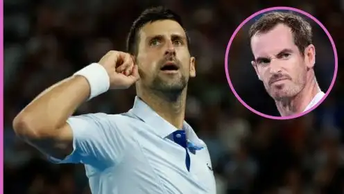 Pictured: Novak Djokovic and Andy Murray