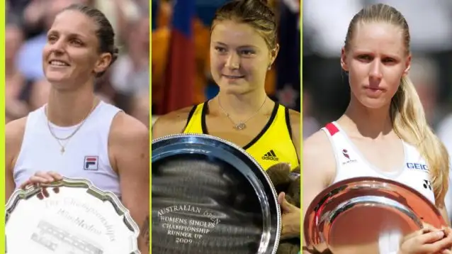 L-R: Karolina Pliskova, Dinara Safina, and Elena Dementieva