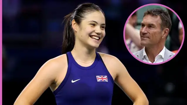 Emma Raducanu and Pat Cash