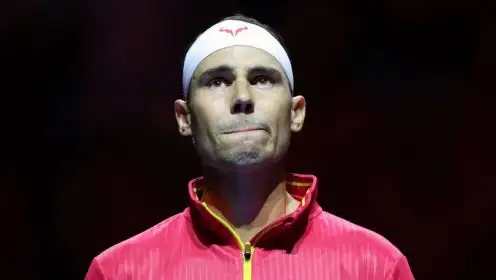 Rafael Nadal shows his emotions