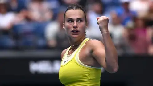 Pictured: Aryna Sabalenka