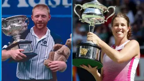 L-R: Boris Becker and Jennifer Capriati