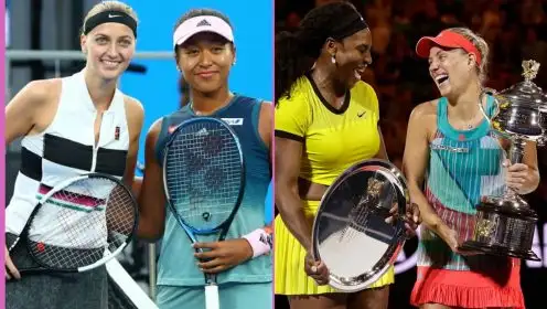 L-R: Petra Kvitova, Naomi Osaka, Serena Williams, Angelique Kerber