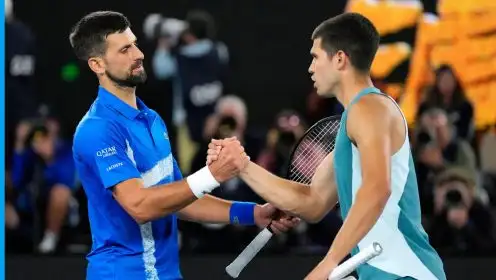 Novak Djokovic and Carlos Alcaraz