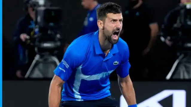 Novak Djokovic at the Australian Open
