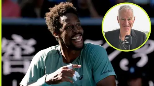 Gael Monfils and John McEnroe