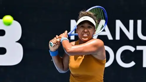 Naomi Osaka in action