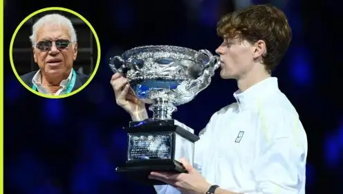 Nicola Pietrangeli and Jannik Sinner