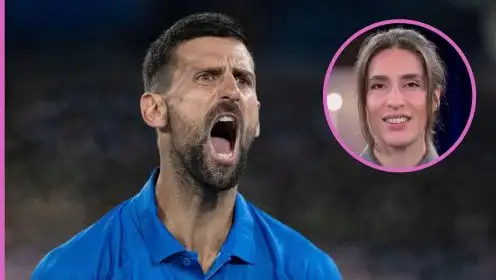 Novak Djokovic and Andrea Petkovic