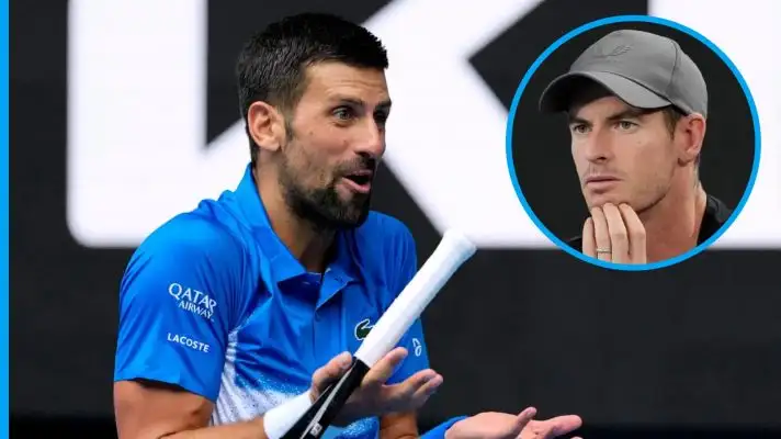 Novak Djokovic and Andy Murray at the Australian Open