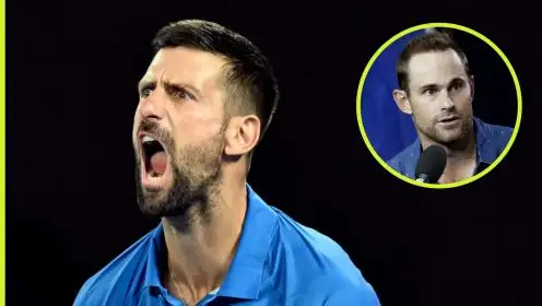 Novak Djokovic and Andy Roddick