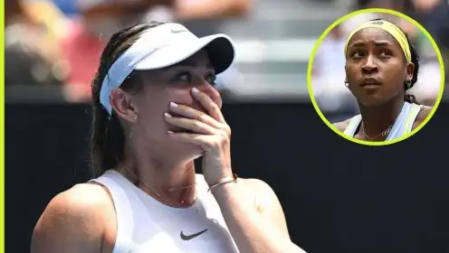 Pictured: Paula Badosa and Coco Gauff