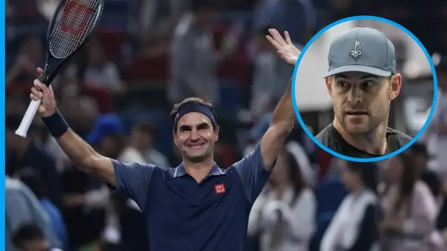 Roger Federer and Andy Roddick