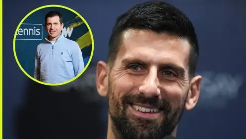 Tim Henman and Novak Djokovic