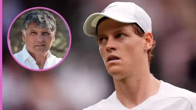 Pictured: Jannik Sinner with Toni Nadal