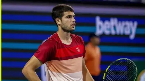 Carlos Alcaraz at the 2025 Miami Open
