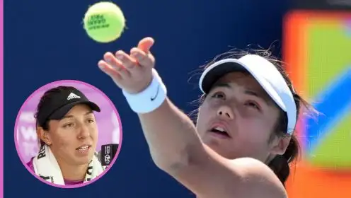 Pictured: Jessica Pegula and Emma Raducanu